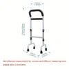 762e6cd7-e4eb-466c-b159-7c9788a5c91b.webp Adjustable Height Cane with Non Slip Tips